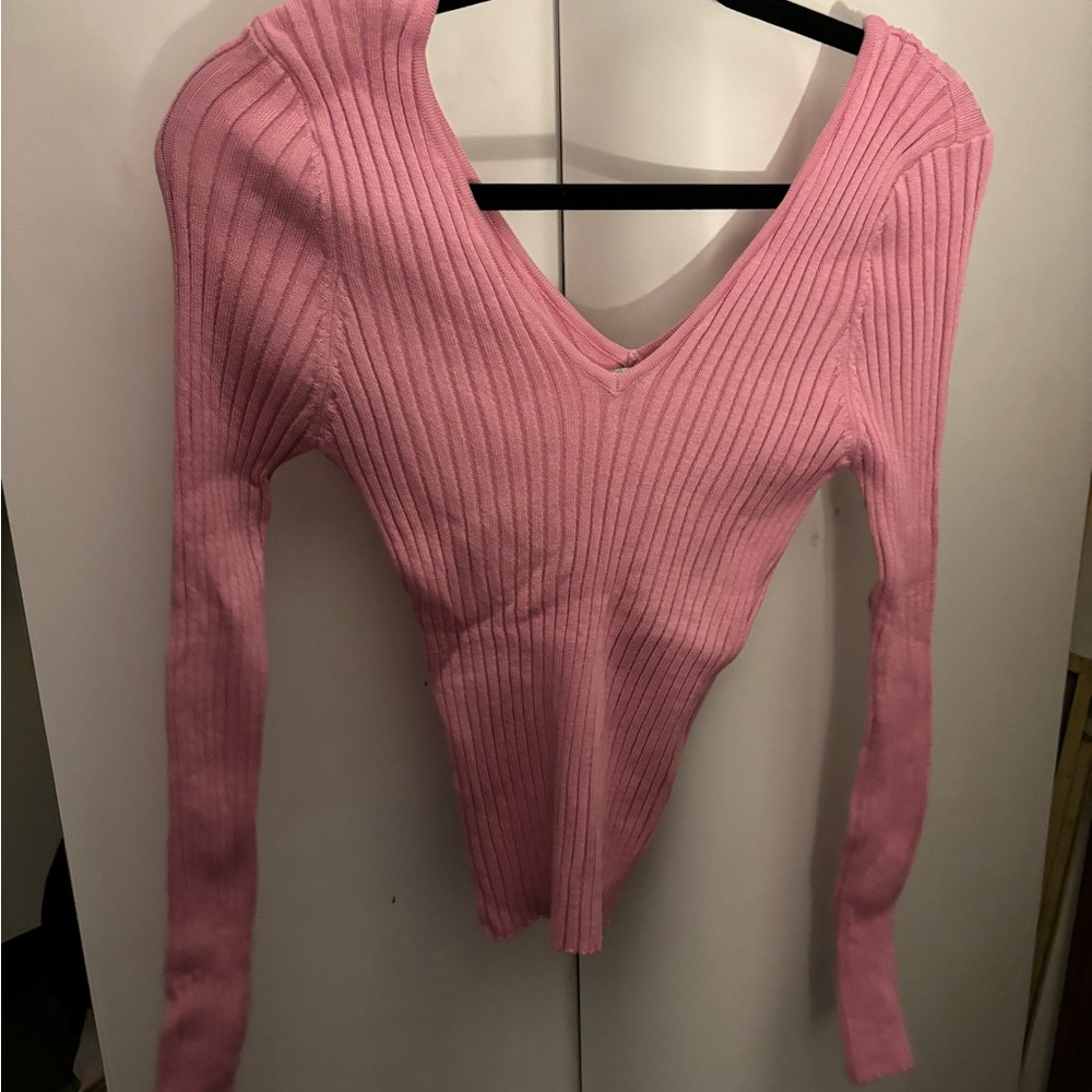 Fashion nova pink long sleeve